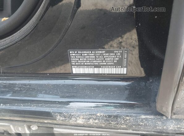 WVWLA7CD3SW228740 2025 VOLKSWAGEN GOLF Black Widok komory silnika