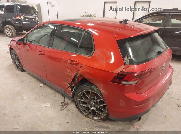 WVWSA7CD3SW244061 2025 VOLKSWAGEN GOLF Red Rear left