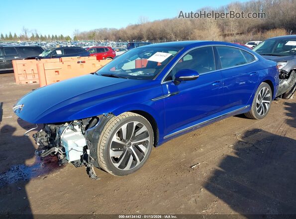WVWSR7AN0ME006374 2021 VOLKSWAGEN ARTEON Синий Передняя левая четверть