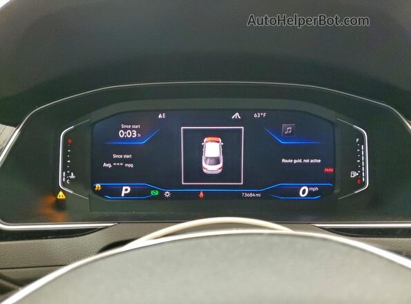 WVWSR7AN6LE014459 2020 VOLKSWAGEN ARTEON Black ხელსაწყოთა პანელის ხედი