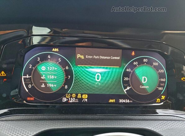 WVWVA7CD1PW157926 2023 VOLKSWAGEN GTI White Սարքավորումների վահանակի տեսք