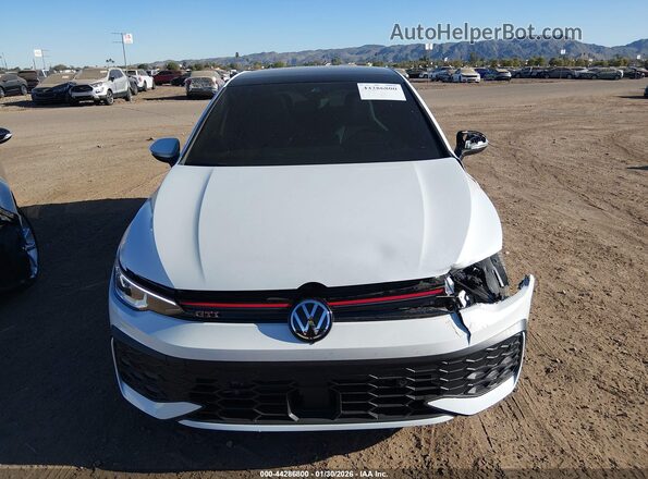 WVWVA7CD4SW248178 2025 VOLKSWAGEN GOLF White ხელსაწყოთა პანელის ხედი