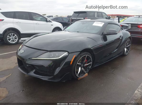 WZ1DB0C01MW034962 2021 TOYOTA GR SUPRA Black წინა მარცხენა ხედი სამი მეოთხედიდან