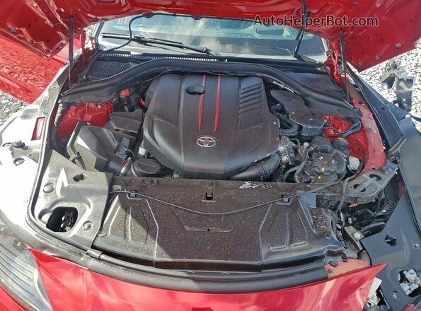 WZ1DB4C00LW027975 2020 TOYOTA SUPRA Красный Вид задней части салона