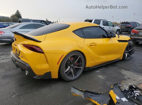 WZ1DB4C03LW031261 2020 TOYOTA SUPRA Желтый Задняя правая четверть
