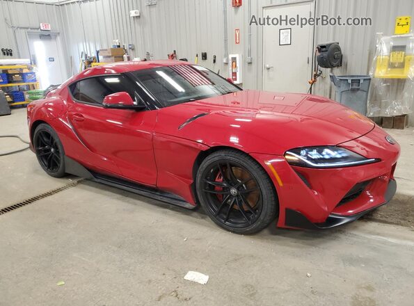 WZ1DB4C04LW021032 2020 TOYOTA SUPRA Красный Передняя правая четверть