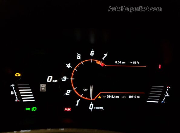 WZ1DB4C04LW021032 2020 TOYOTA SUPRA Красный Вид щитка приборов
