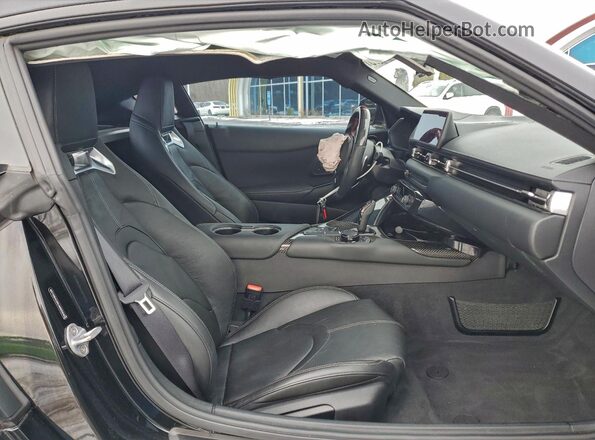 WZ1DB4C05LW025543 2020 TOYOTA SUPRA Black Vista de los asientos traseros