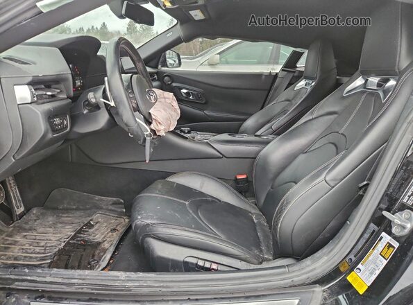 WZ1DB4C05LW027406 2020 TOYOTA SUPRA Black Вид салону спереду