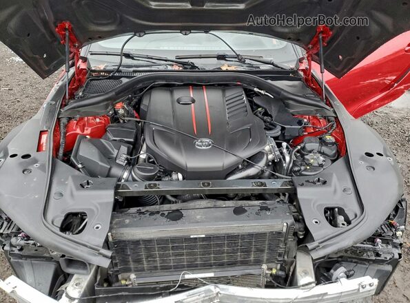 WZ1DB4C09LW023052 2020 TOYOTA SUPRA Red Vista interior trasera