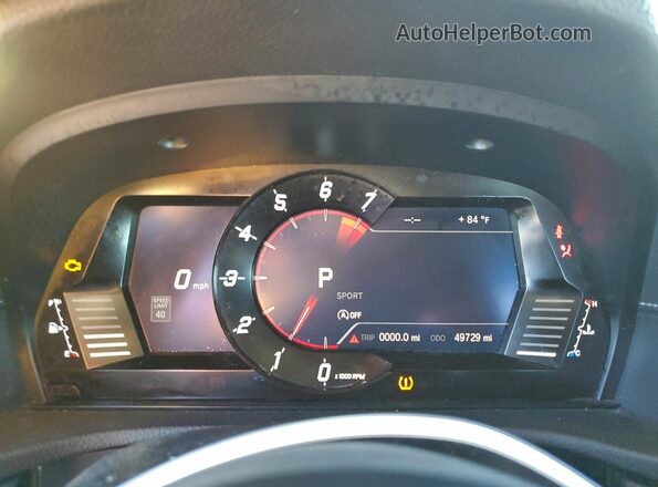 WZ1DB4C09LW028090 2020 TOYOTA SUPRA White Սարքավորումների վահանակի տեսք