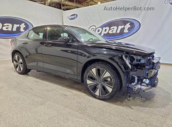 YSMED3KAXPL124386 2023 POLESTAR 2 Черный Передняя правая четверть
