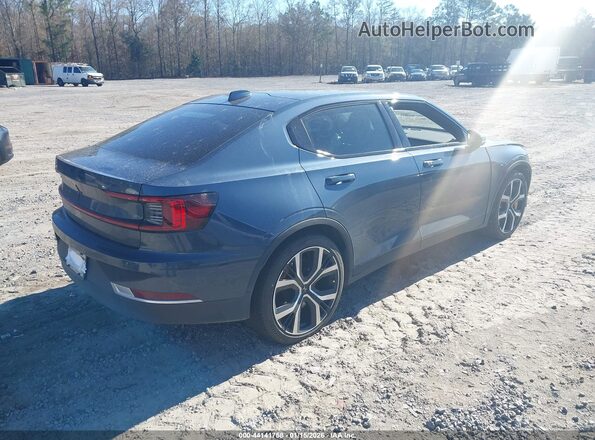 YSMET3KAXPL122902 2023 POLESTAR 2 Синий Задняя правая четверть