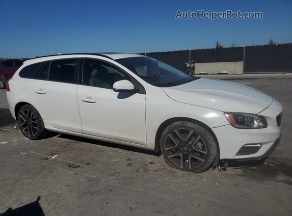 YV140MEL4J2378477 2018 VOLVO V60 White წინა მარჯვენა