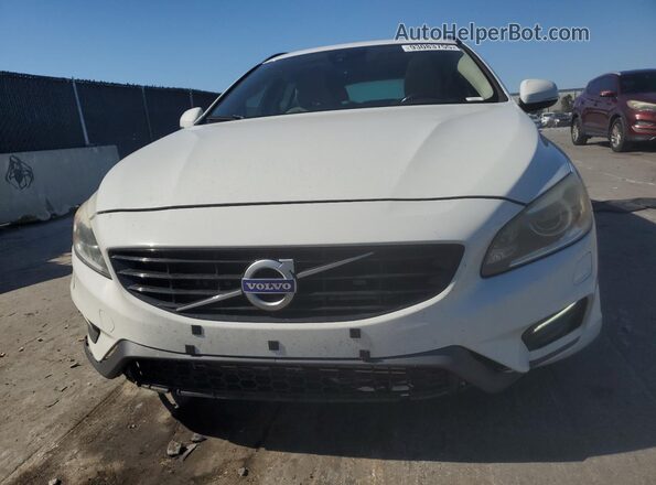 YV140MEL4J2378477 2018 VOLVO V60 White წინა ხედი