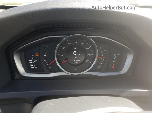 YV140MEL4J2378477 2018 VOLVO V60 White ხელსაწყოთა პანელის ხედი