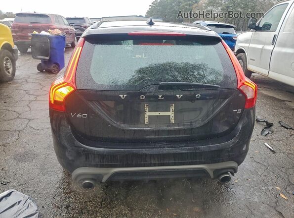 YV140MEL8J2394830 2018 VOLVO V60 Black Вид ззаду