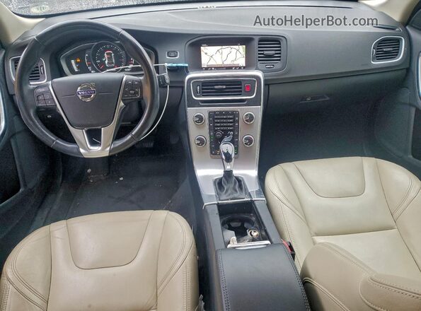 YV140MEL8J2394830 2018 VOLVO V60 Black Вид панелі приладів