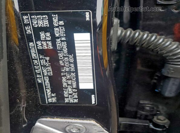 YV140MEL8J2394830 2018 VOLVO V60 Black Вид підкапотного простору