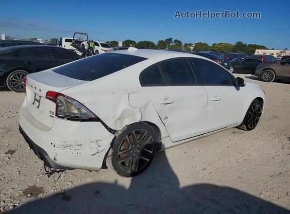 YV140MTL6H2439096 2017 VOLVO S60 White Задня права чверть