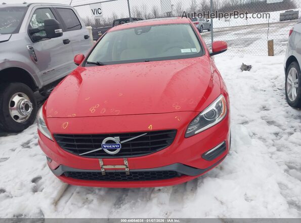 YV140MTL9J2459459 2018 VOLVO S60 Red 