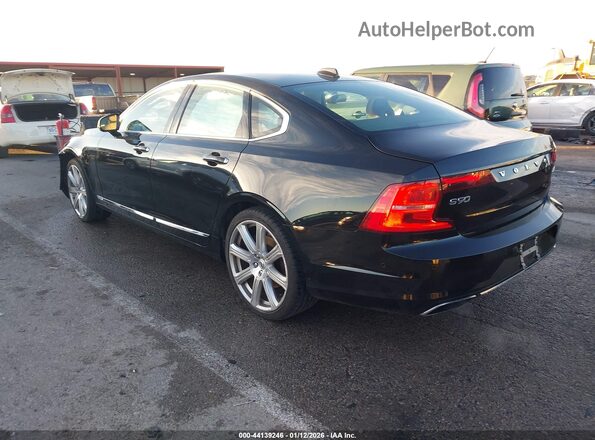 YV1A22ML4H1013901 2017 VOLVO S90 Black Հետևի ձախ