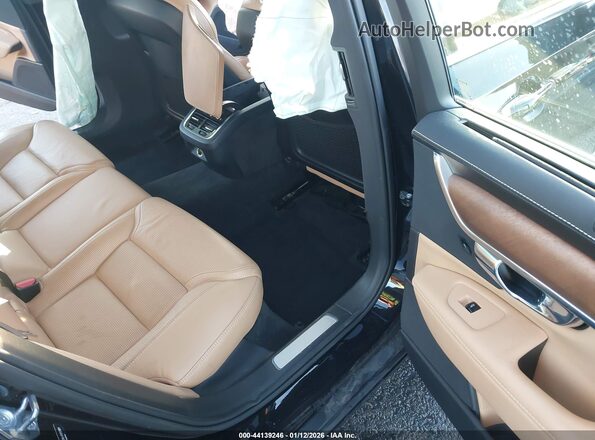 YV1A22ML4H1013901 2017 VOLVO S90 Black Հետևի նստատեղերի տեսք