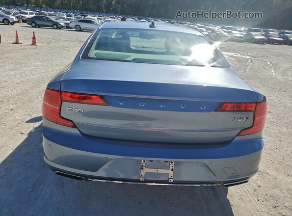 YV1A22ML7H1001287 2017 VOLVO S90 Blue უკანა ხედი