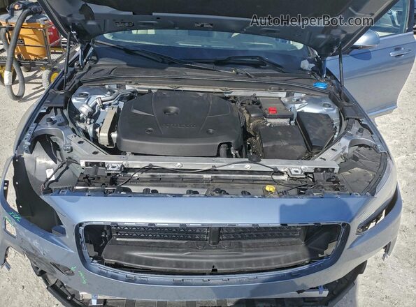 YV1A22ML7H1001287 2017 VOLVO S90 Blue უკანა სალონის ხედი