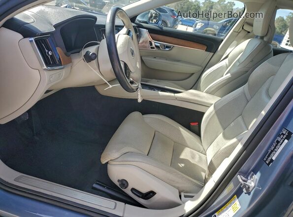 YV1A22ML7H1001287 2017 VOLVO S90 Blue წინა სალონის ხედი