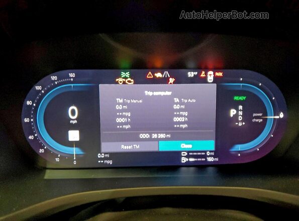 YV1H60EP7R1629585 2024 VOLVO V60 Gray ხელსაწყოთა პანელის ხედი