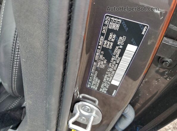 YV4062JF6R1255429 2024 VOLVO XC90 Gray VIN sticker view