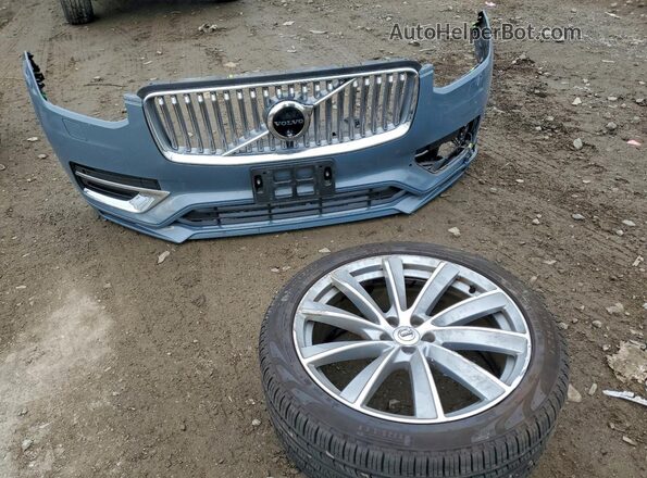 YV4062PA1P1938907 2023 VOLVO XC90 Gray Vista de la etiqueta del VIN