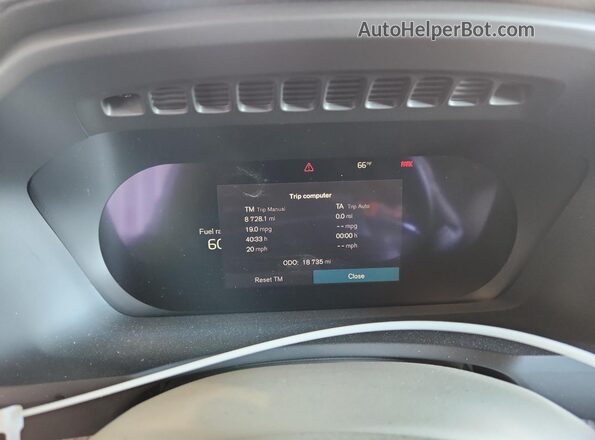 YV4062PA3P1922434 2023 VOLVO XC90 White Vista del cuadro de instrumentos