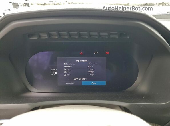 YV4062PF8R1163732 2024 VOLVO XC90 White Instrument cluster view