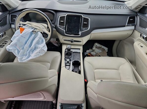 YV4102CK4M1758711 2021 VOLVO XC90 Blue Widok deski rozdzielczej