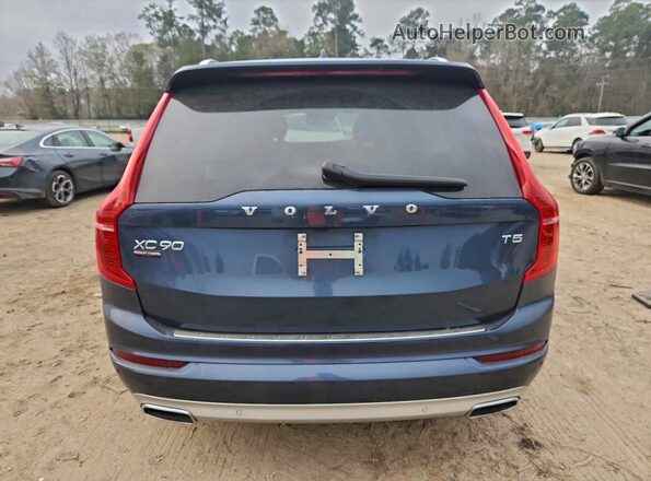 YV4102CK4M1758711 2021 VOLVO XC90 Blue Widok z tyłu