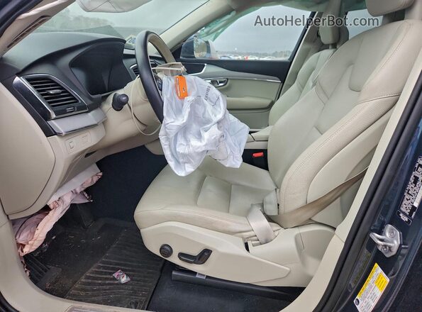 YV4102CK4M1758711 2021 VOLVO XC90 Blue Widok wnętrza z przodu