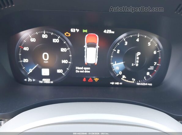 YV4102DK8M1697538 2021 VOLVO XC60 Черный Вид задних сидений