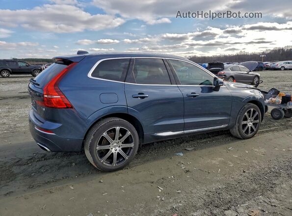 YV4102DL0M1886211 2021 VOLVO XC60 Blue Trasero derecho