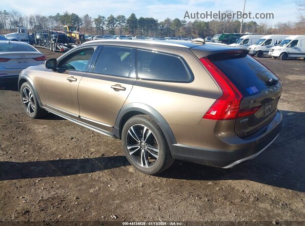 YV4102NK2J1021497 2018 VOLVO V90 CROSS COUNTRY Brown Задня ліва чверть