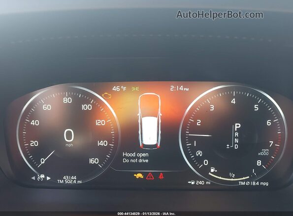 YV4102NK2J1021497 2018 VOLVO V90 CROSS COUNTRY Brown Вид задніх сидінь