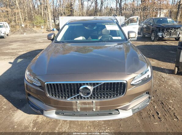 YV4102NK2J1021497 2018 VOLVO V90 CROSS COUNTRY Brown Вид щитка приладів