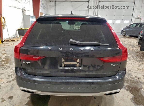 YV4102NK9J1022906 2018 VOLVO V90 Black Вид ззаду