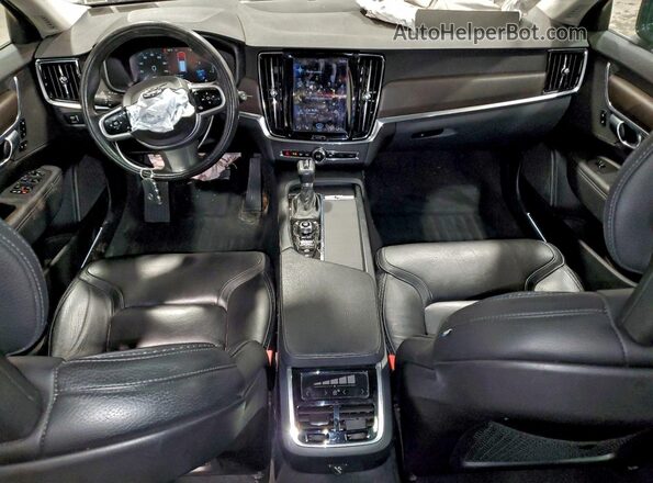YV4102NK9J1022906 2018 VOLVO V90 Black Вид панелі приладів