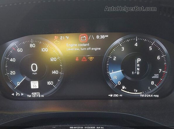YV4102RK2M1846034 2021 VOLVO XC60 Gray Widok tylnych siedzeń