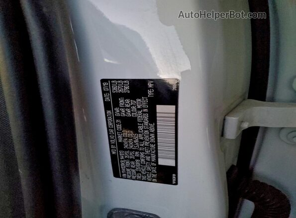 YV4102RK9L1441013 2020 VOLVO XC60 White 