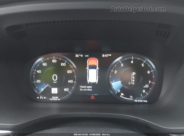 YV4102RL1M1753613 2021 VOLVO XC60 Серебряный Вид задних сидений