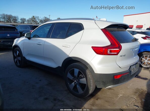 YV4162UK2M2421901 2021 VOLVO XC40 White უკანა მარცხენა