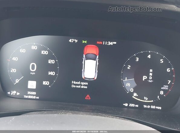 YV4162UM0N2714151 2022 VOLVO XC40 White Вид задніх сидінь